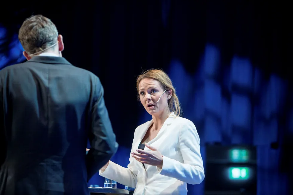 Kulturminister Linda Hofstad Helleland gir seg selv ni dager. Foto: Eivind Senneset