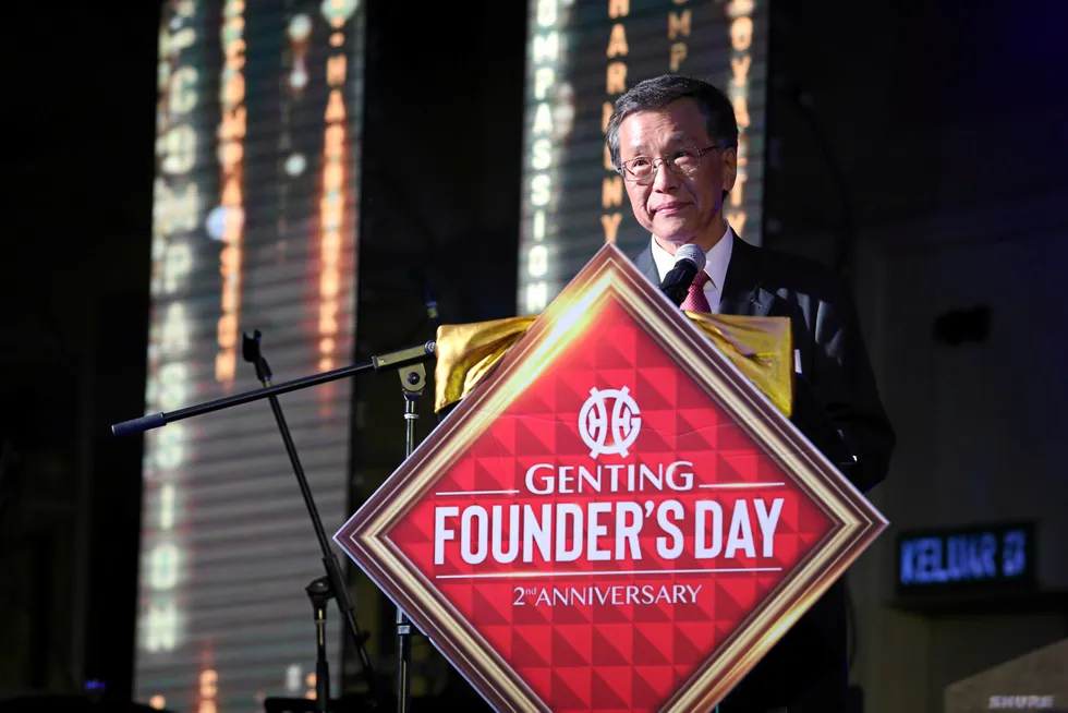 Leading light: Lim Kok Thay, chief executive of Malaysian conglomerate Genting.