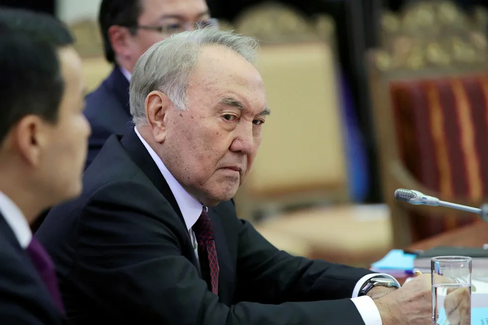 Revenue search: Kazakhstan national leader and former President Nursultan Nazarbayev