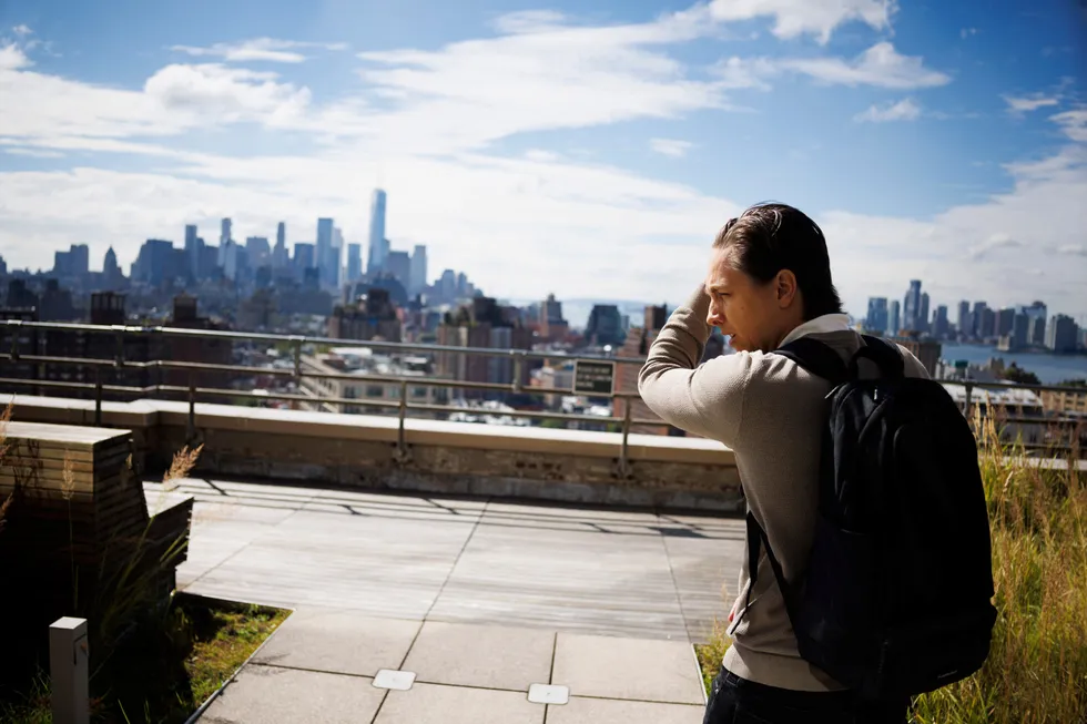 Trond Andersen er fysiker og forsker i Google Quantum AI. Han pendler mellom Googles kontor i Chelsea på Manhattan (bildet) og selve kvantedatamaskinen som står i California.