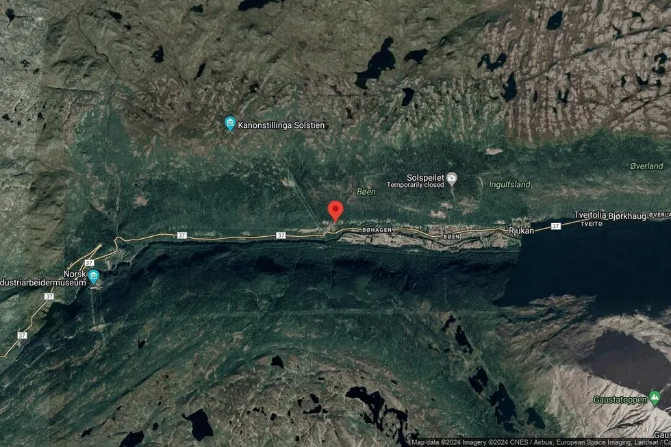 Området rundt Fjellveien 5, Tinn, Telemark
