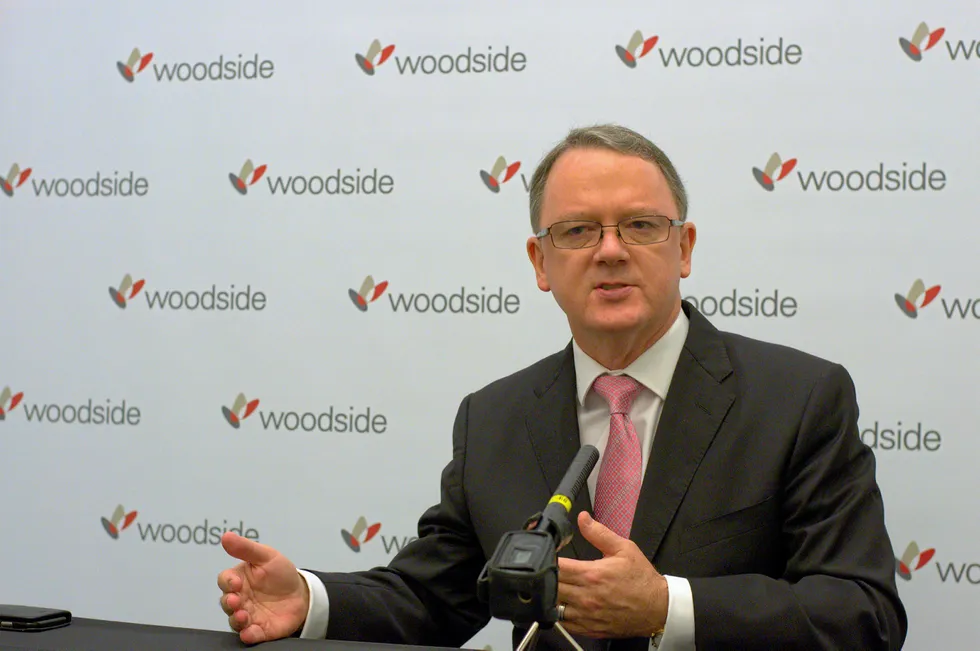 East coast options: Woodside chief executive Peter Coleman