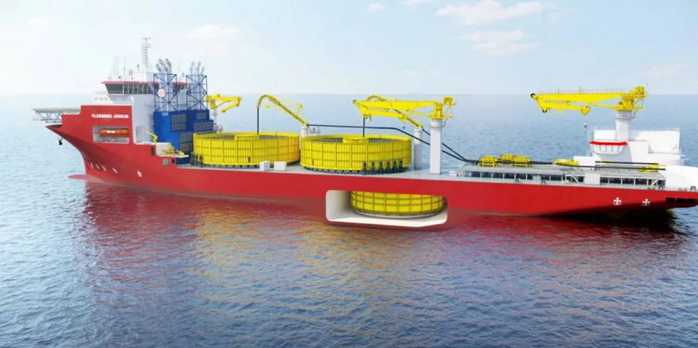 Jan de Nul's Fleeming Jenkin cable-laying vessel is due for delivery in 2026.
