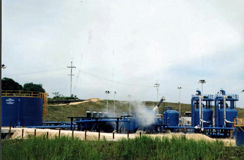 Mature asset: Chevron's Minas oilfield in Riau province, onshore Sumatra, Indonesia