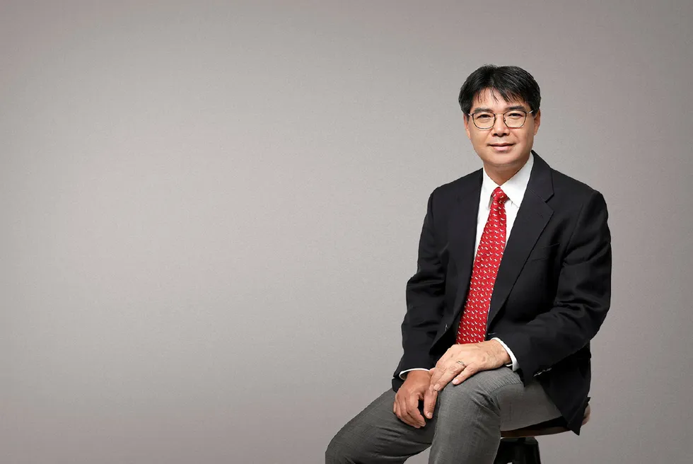 Arbitral award: Sung Ick Kim, chief executive of SK Shipping.