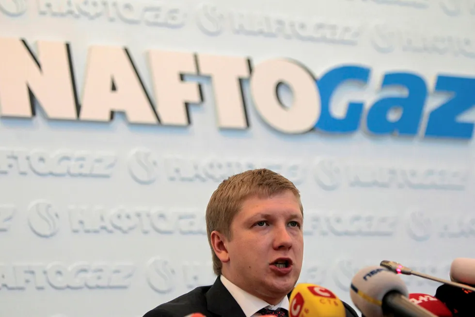 Signalling intent: Naftohaz chief executive Andrey Kobolev
