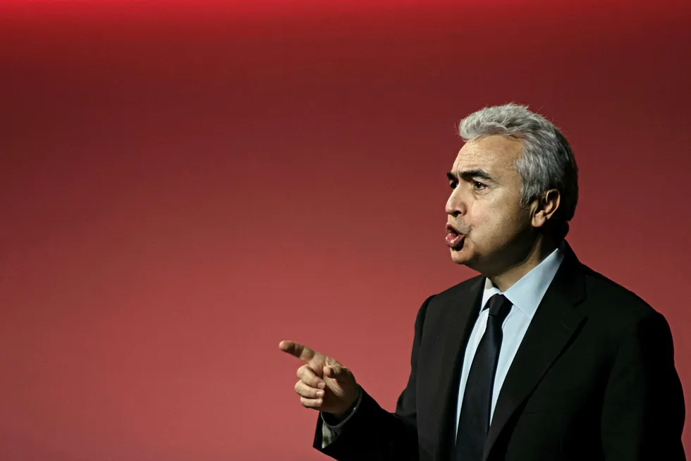 Fatih Birol, sjefen for Det internasjonale energibyrået advarer mot nye angrep på oljeinstallasjoner.