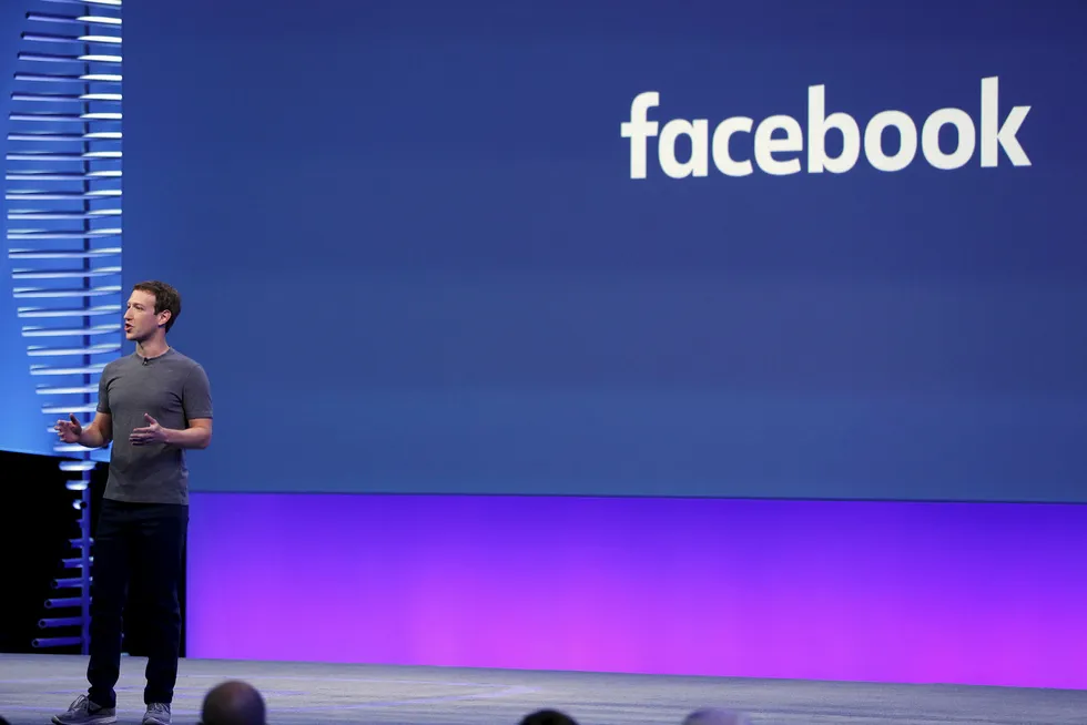 Facebook-gründer Mark Zuckerberg, her under en F8-konferanse i San Francisco, USA i april. Foto: REUTERS/Stephen Lam . Mark Zuckerberg. Foto: STEPHEN LAM/Reuters/NTB scanpix