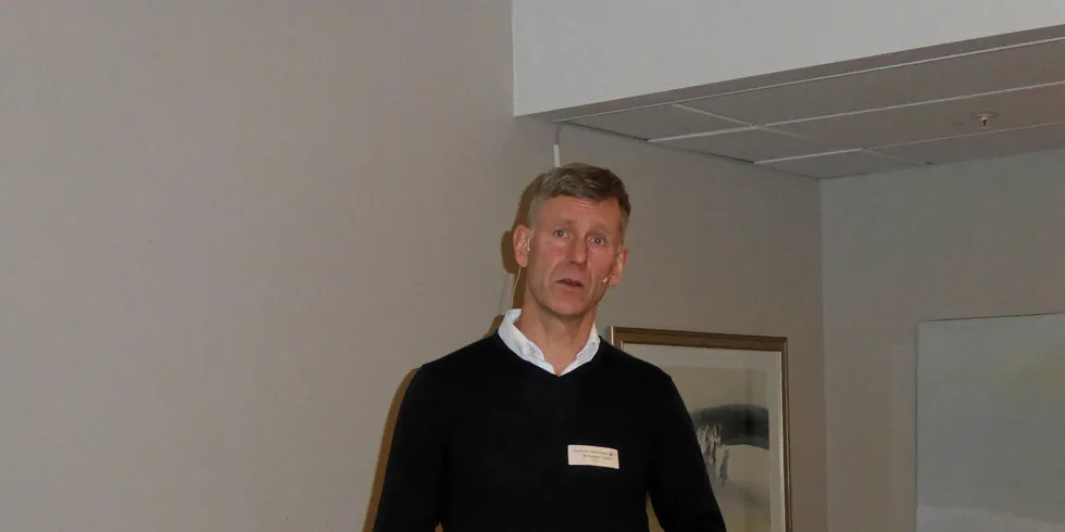 Ole Andreas Flagstad fra DNV GL under dagens seminar.