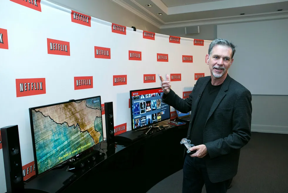 Reed Hastings er toppsjef i Netflix.