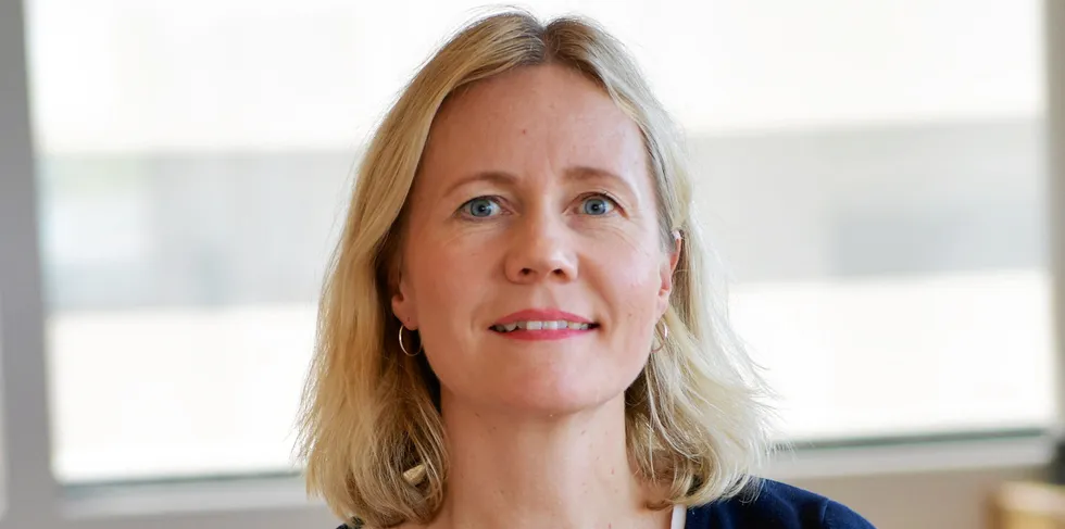 Anne Sagstuen Nysæther, nå direktør for Nettstrategi i Elvia, blir ny administrerende direktør etter Trond Skjellerud.