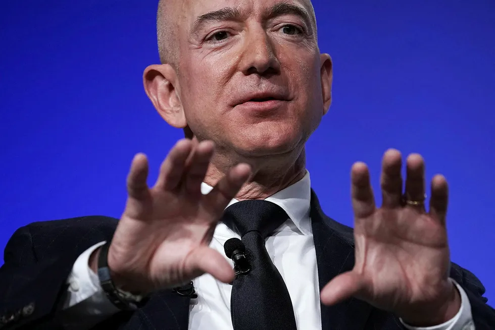 Amazon-sjef Jeff Bezos grunnla Amazon som 30-åring i 1994.