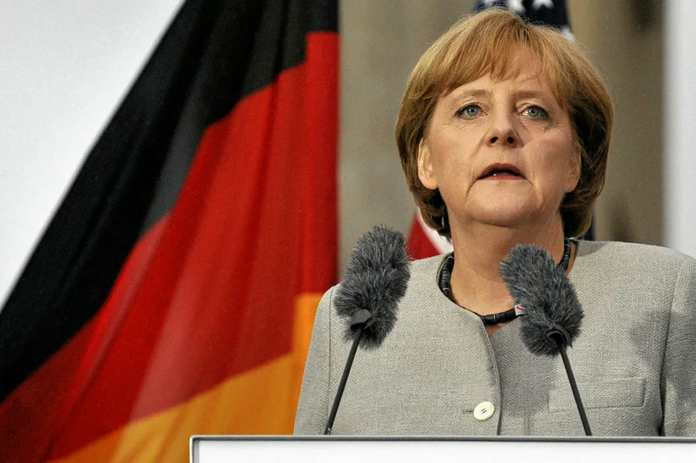 Blaming Iran for attack on Saudi oil: German Chancellor Angela Merkel, together with the leaders of France and the UK