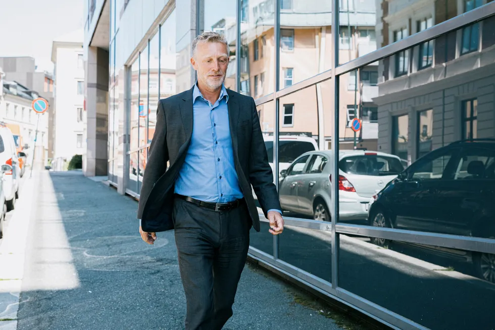 Martin Mølsæter i First-fondene forvalter First Generator, det beste norske aktivt forvaltede aksjefondet hittil i år.
