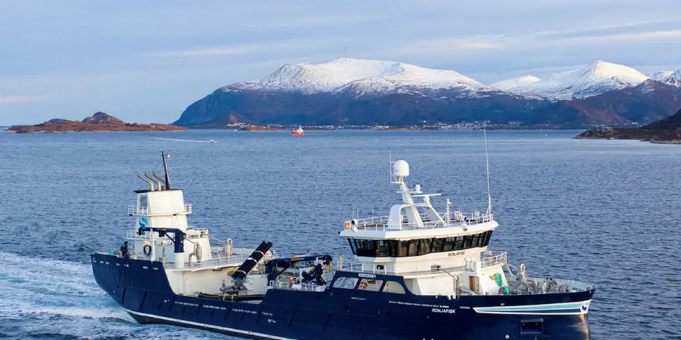 En av Sølvtrans sine båter, «Ronjafisk». Overlevert mot slutten av fjoråret.