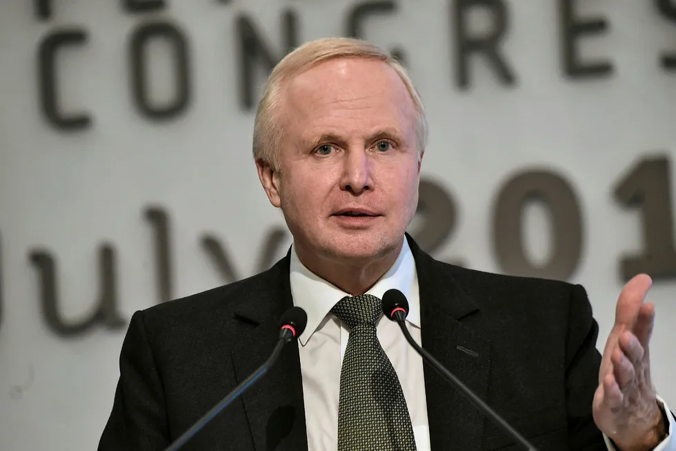 Shares boost: BP chief executive Bob Dudley