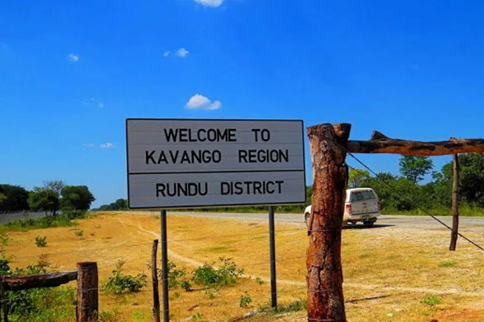 Kavango region: the nearest town to ReconAfrica's well in Namibia is Rundu