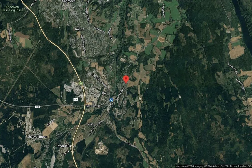 Området rundt Finstadvegen 55A, Eidsvoll, Akershus