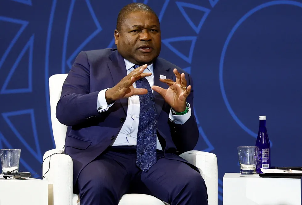 High hopes: Mozambique President Filipe Nyusi will be hoping Eni hits oil.