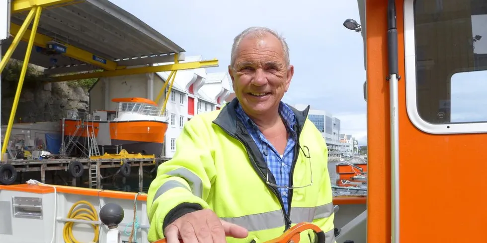 Johs Ersnes i Jemar Invest, Kristiansund. Foto: Ole Erik Klokeide