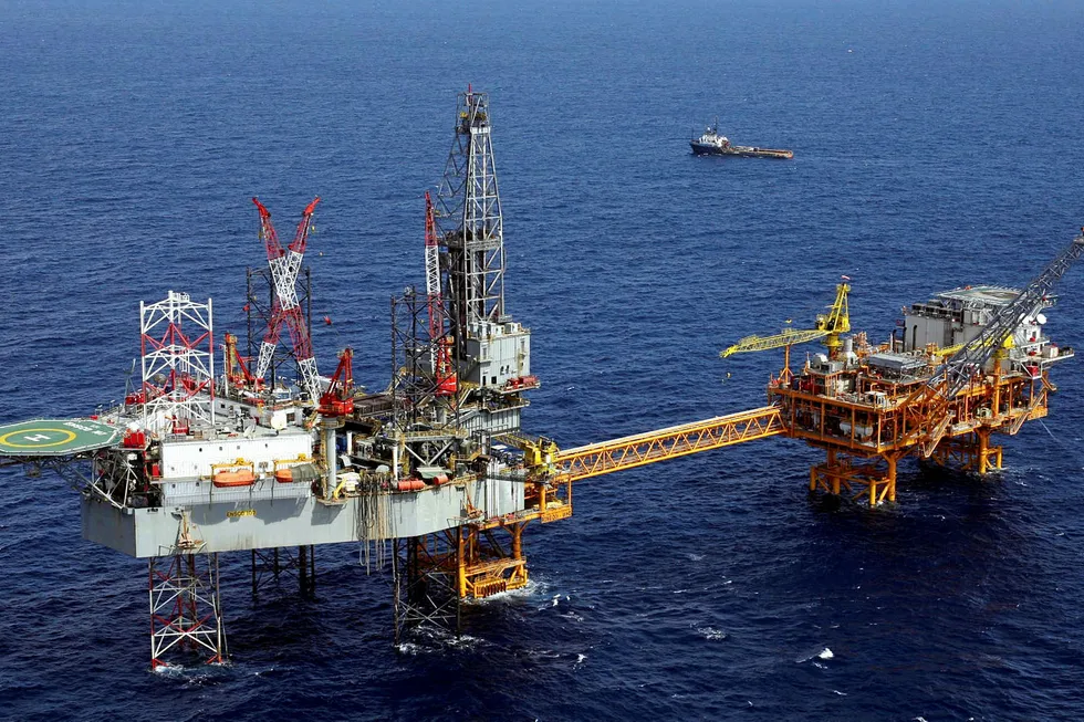 Offshore well: Dorado-1 is being drilled using the jack-up Ensco 107