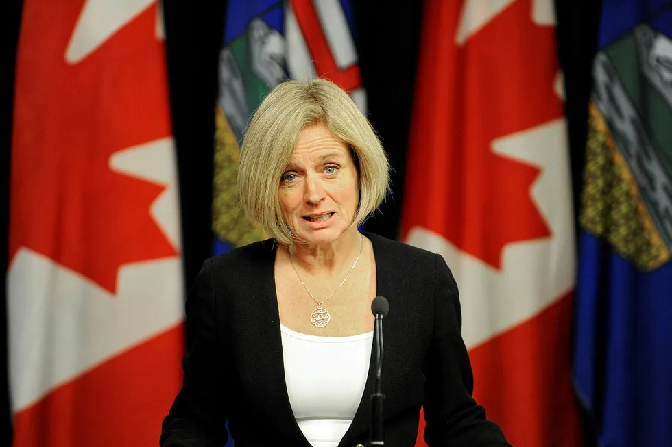 Stepping up: Alberta Premier Rachel Notley