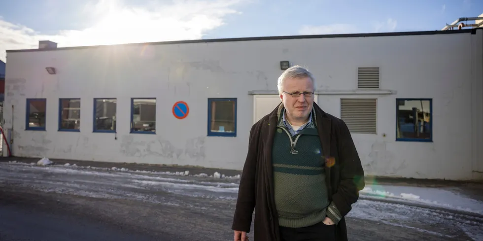 NTS-opprører Hans Martin Storø, her avbildet etter en generalforsamling hos NTS i Rørvik.