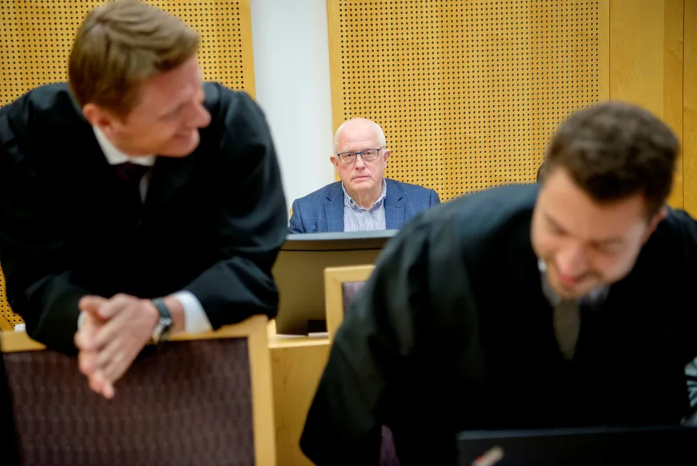 Fra bakerste benk fulgte gründer i Neodrill, Harald Strand, rettssaken i Oslo tingrett i mars. Nå er har dommen kommet. Foto: Mikaela Berg