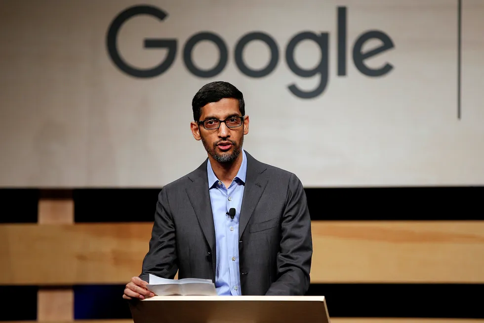 Google-toppsjef Sundar Pichai.