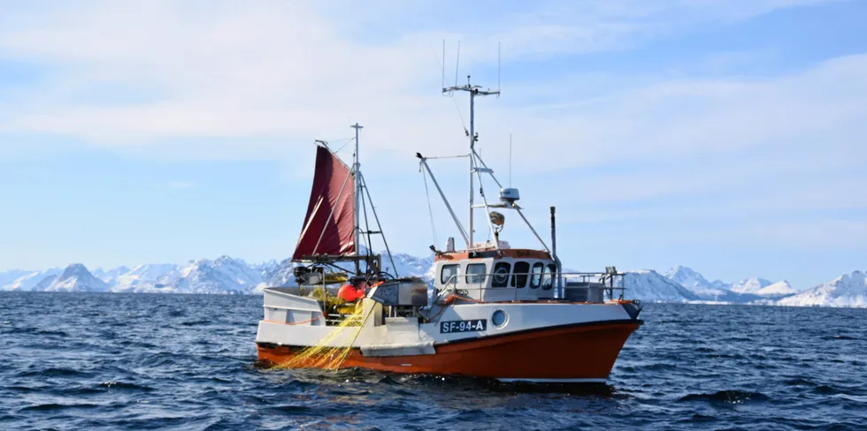 Skreifisket utenfor Lofoten og Vesterålen er på hell. Her er «Brufjord» på lofothavet tidligere i vinter.