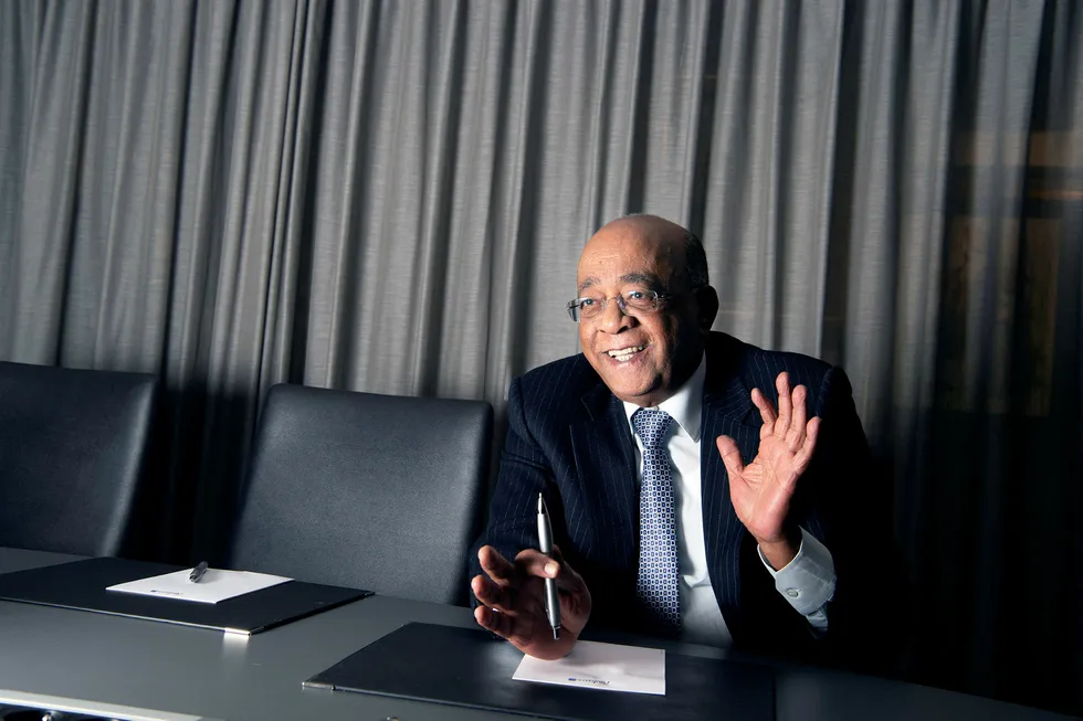 Mo Ibrahim tror Norge og Norden kan gi være gode drivere innen fornybar energi på det afrikanske kontinentet, så lenge tilliten til lederskapet er god nok.