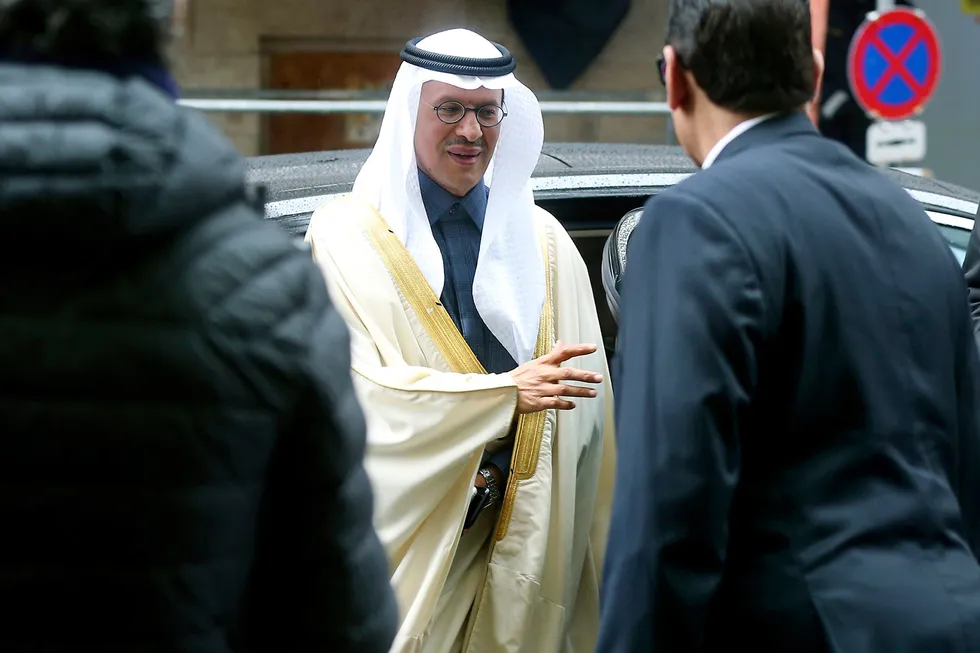 Saudi’s oil minister Prince Abdulaziz bin Salman.