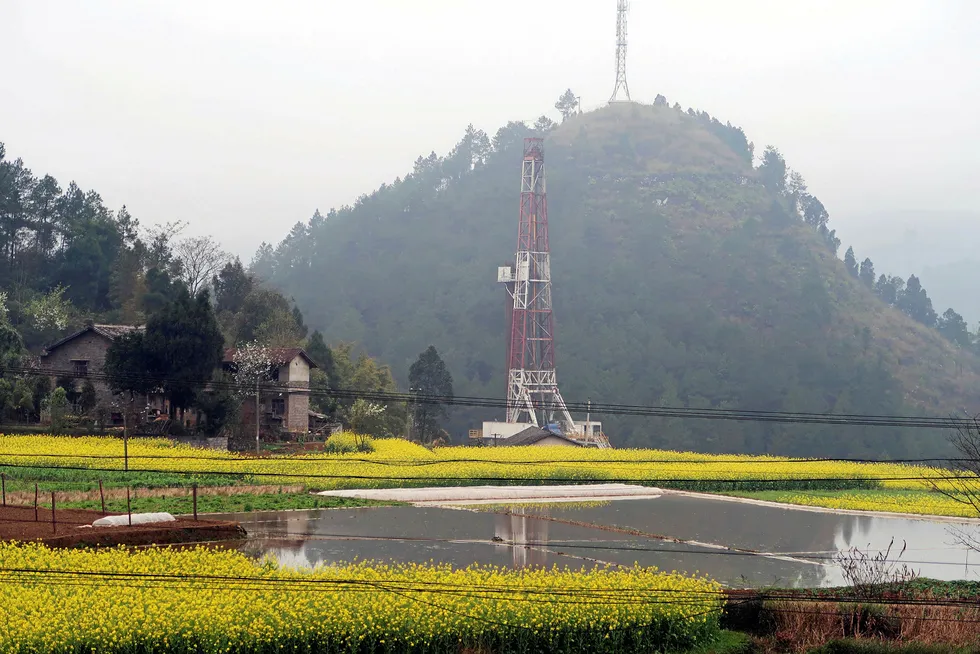 Up and running: a Sinopec shale gas operation in Chongqing