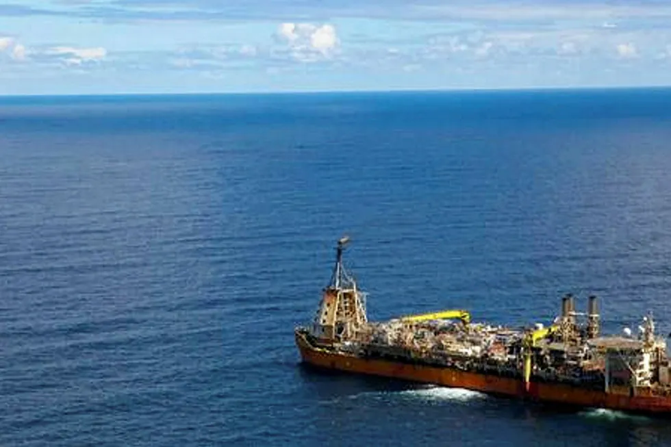 Partial shut-in: at Triton FPSO after gas release detected