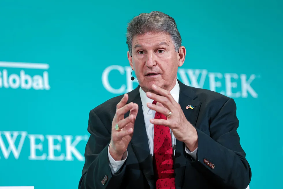 Gaining independence: West Virginia Senator Joe Manchin says energy independence will be vital to stabilise prices at CERAWeek by S&P Global in 2023.