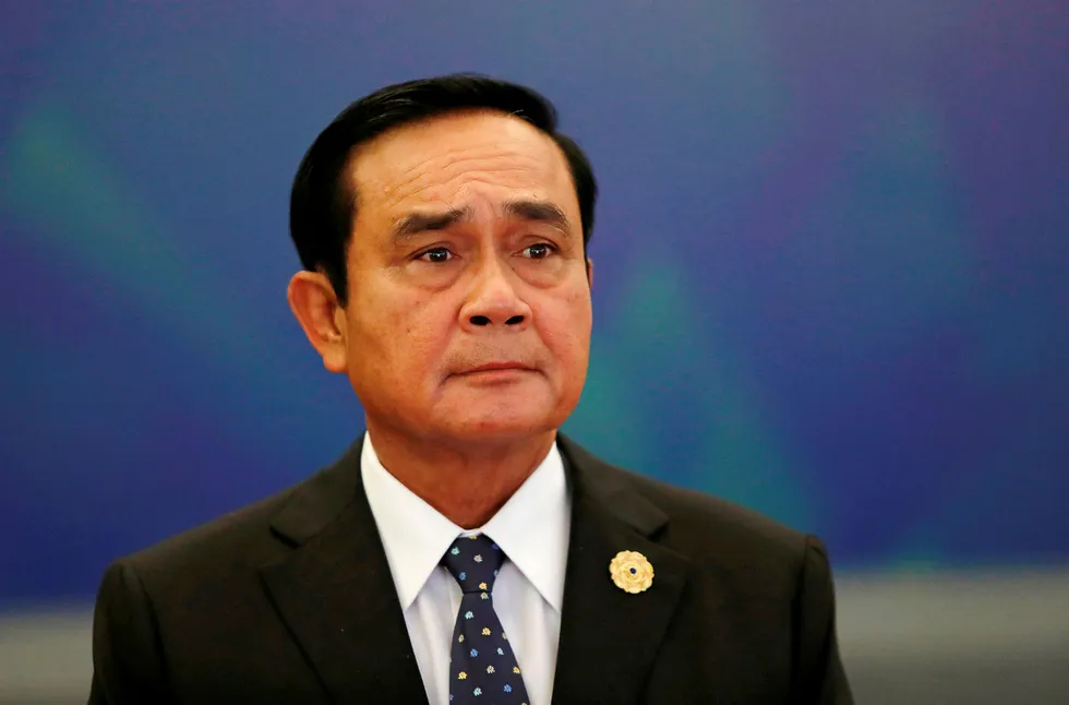 Terms: Thailand's Prime Minister Prayut Chan-O-Cha, head of the country's National Energy Policy Committee