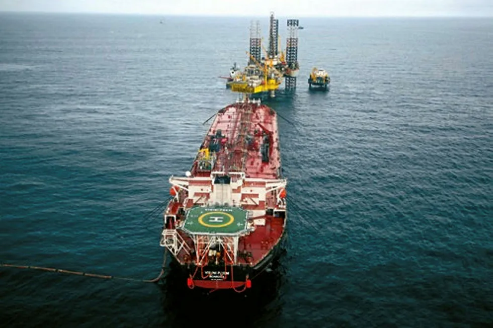 Asset purchase: by Koral for Oriental Energy's Ebok field off Nigeria (pictured: assets on Ebok field)