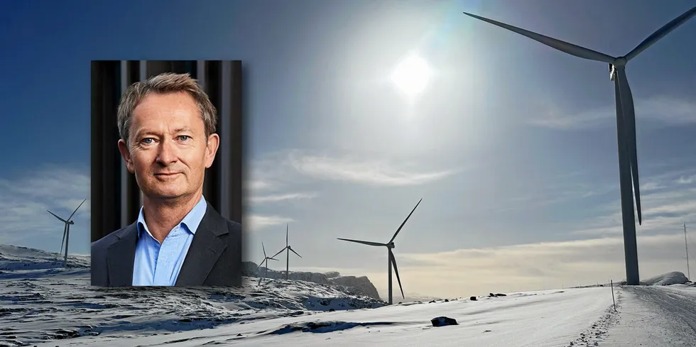 Partner Kjetil Hardeng i Haavind bisto Blackrock både inn og ut av vindkraftsatsing i Norge. Han synes det er trist at internasjonal kapital nå holder seg unna Norge.