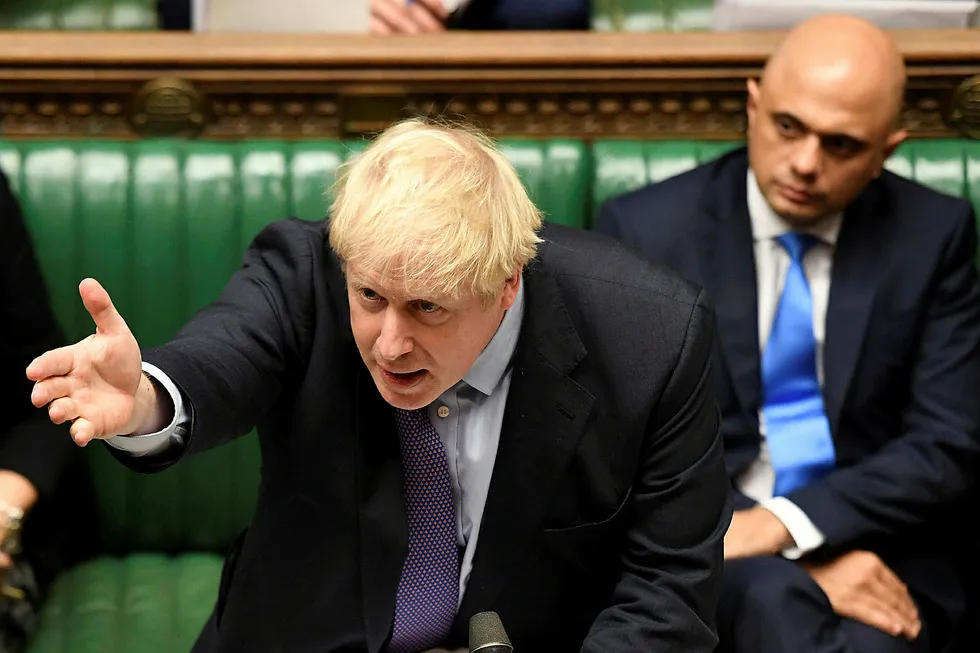 En sjelden seier for statsminister Boris Johnson.