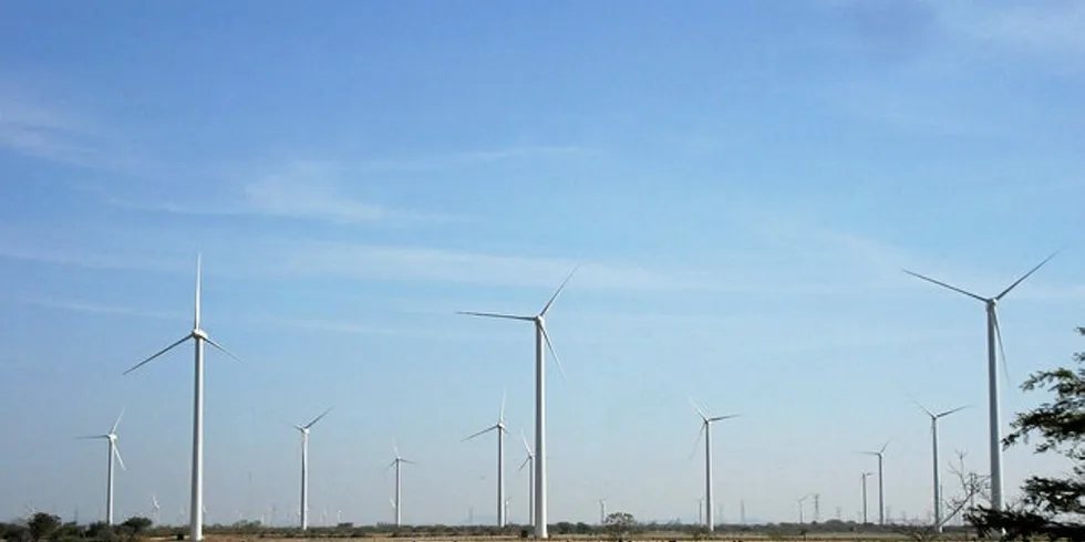 An Enel Green Power wind project .