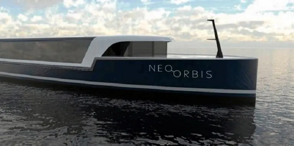 A rendering of the Neo Orbis vessel.