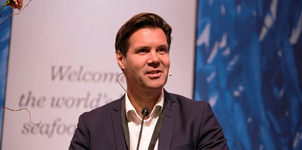 Henning Beltestad er konsernsjef i Lerøy Seafood Group.
