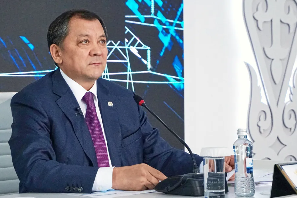 Pessimism: Kazakhstan Energy Minister Nurlan Nogayev