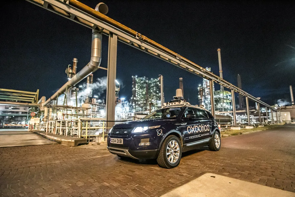 Revved up: BP successfully completed an autonomous vehicle trial at its Lingen refinery in Germany using software developed by Oxbotica, which has received investment funding from BP Ventures