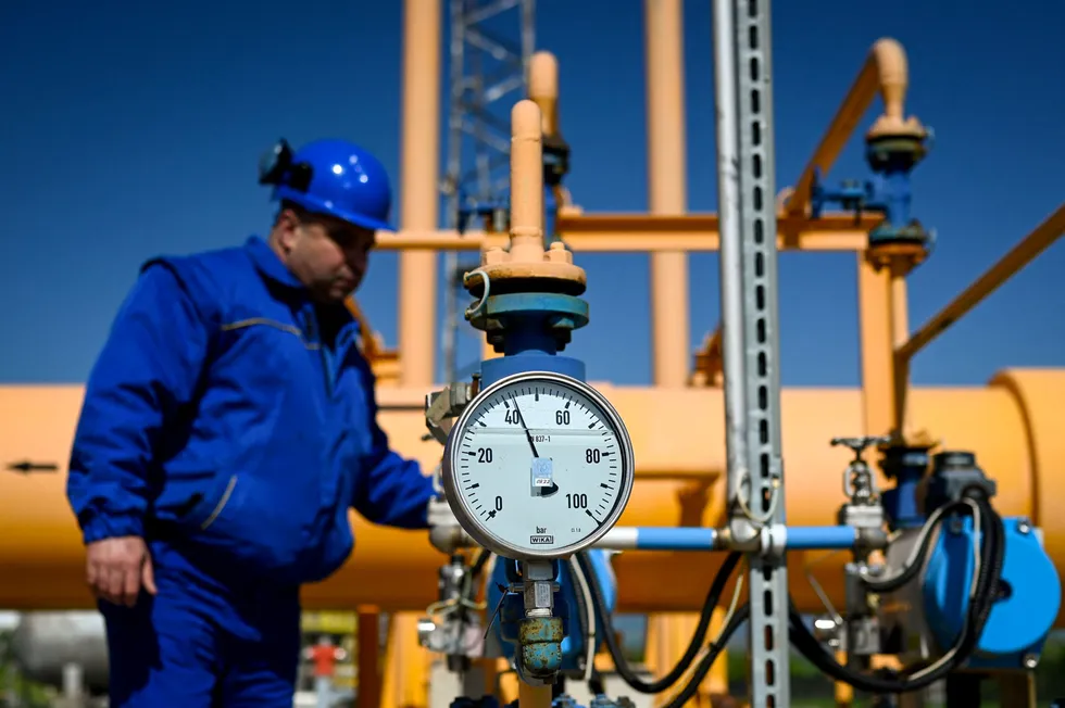 Halted. Russian natural gas flows to Europe fall short of demand