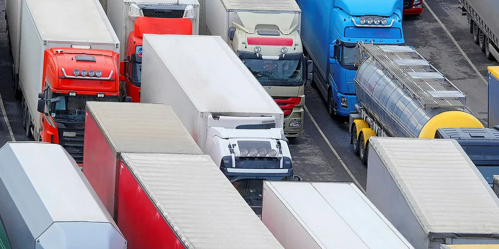 Lines at the vital port of Dover could stretch for up to 17 miles, ministers warn.
