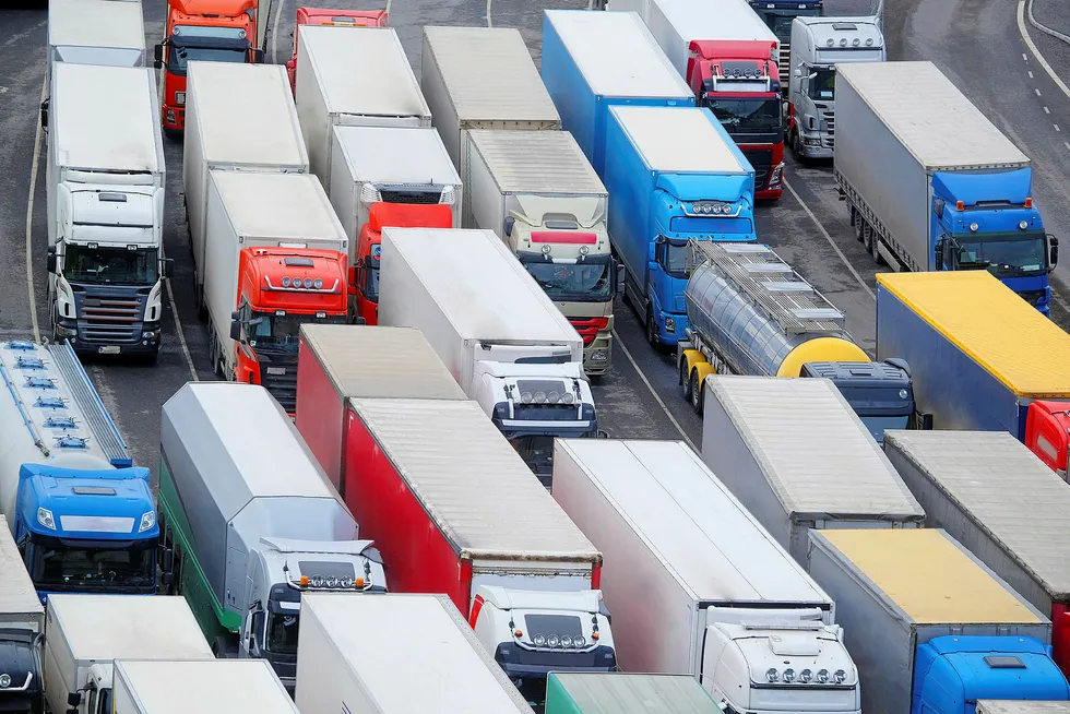 Lines at the vital port of Dover could stretch for up to 17 miles, ministers warn.