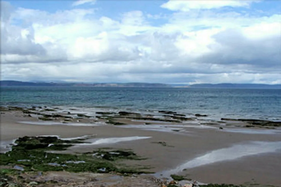 Shallow-water prospect: Wick lies in the Inner Moray Firth off Scotland