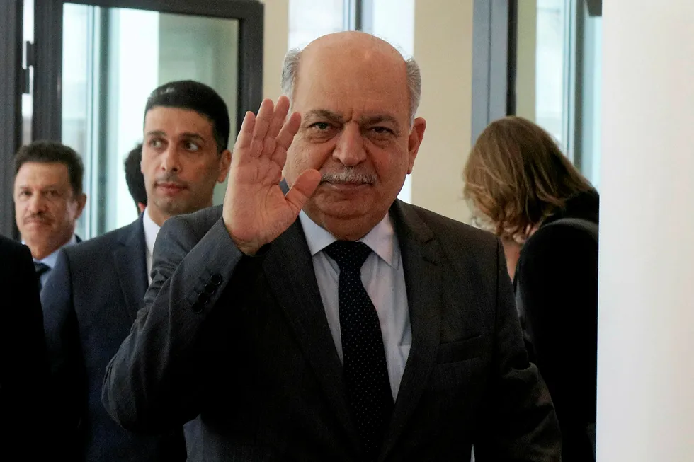 Pipeline plans: Iraq's Minister of Oil, Thamir Ghadhban