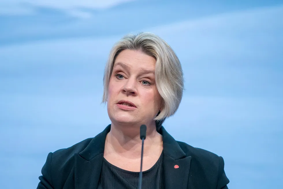 In power: Norway’s Minister of Petroleum and Energy, Marte Mjos Persen